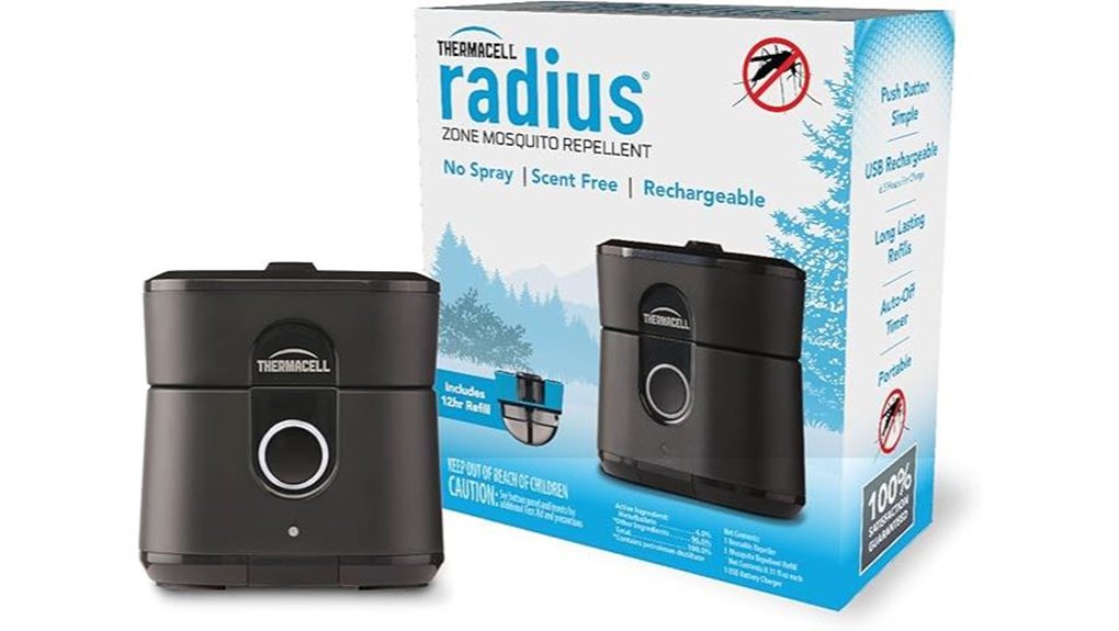 rechargeable thermacell patio mosquito repeller