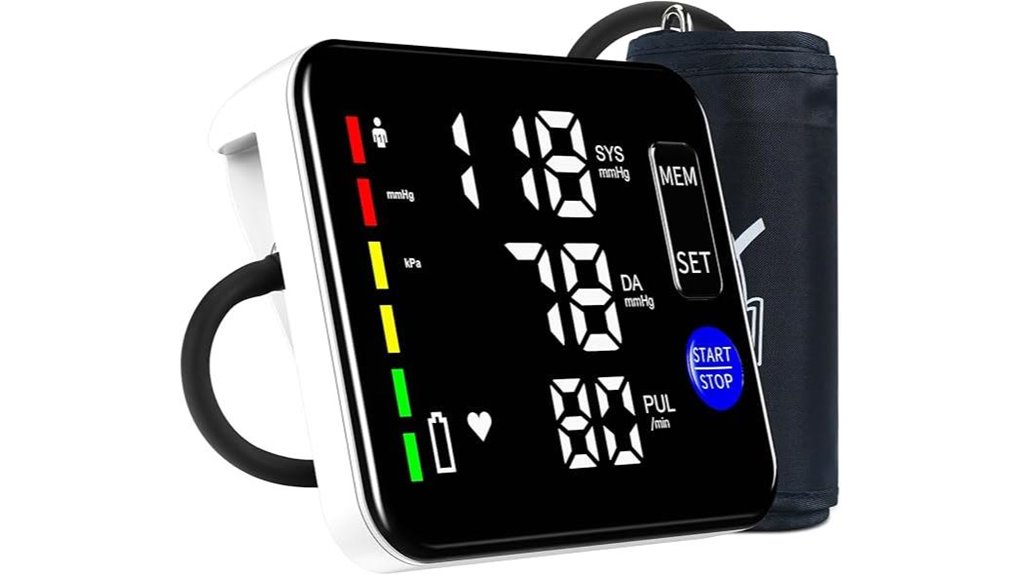 rechargeable upper arm bp monitor