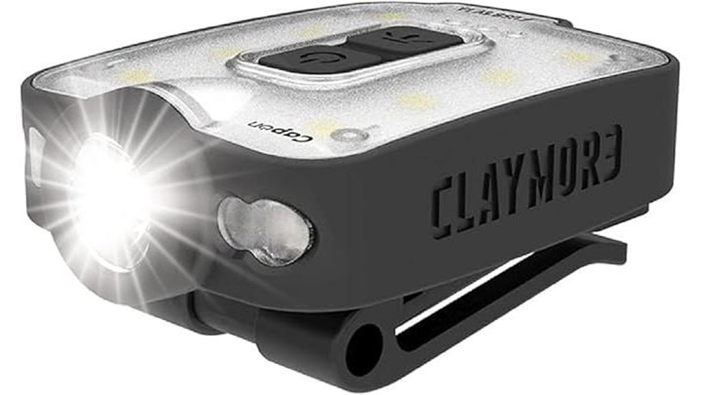 rechargeable usb c clip on caplight