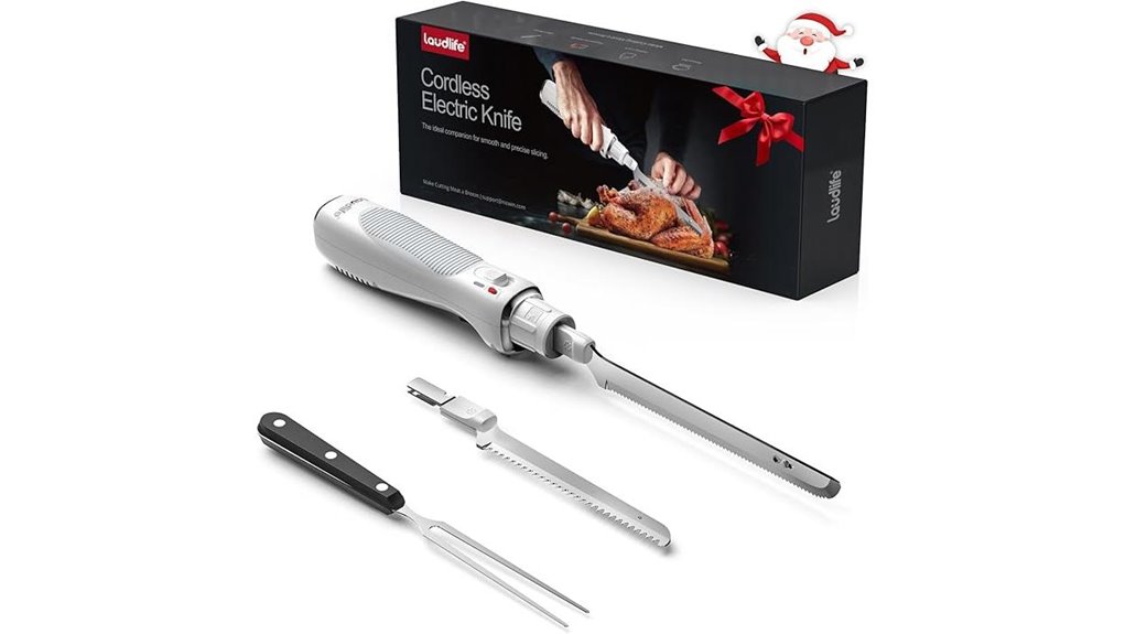 rechargeable usb c serrated knife