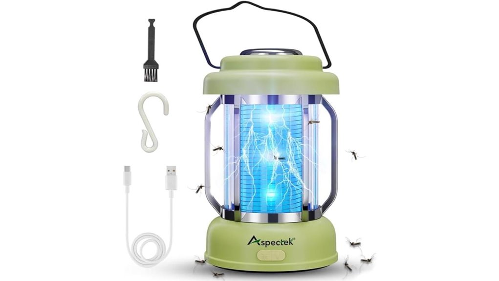 rechargeable waterproof bug zapper lantern