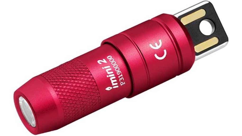 red olight imini 2 keychain flashlight