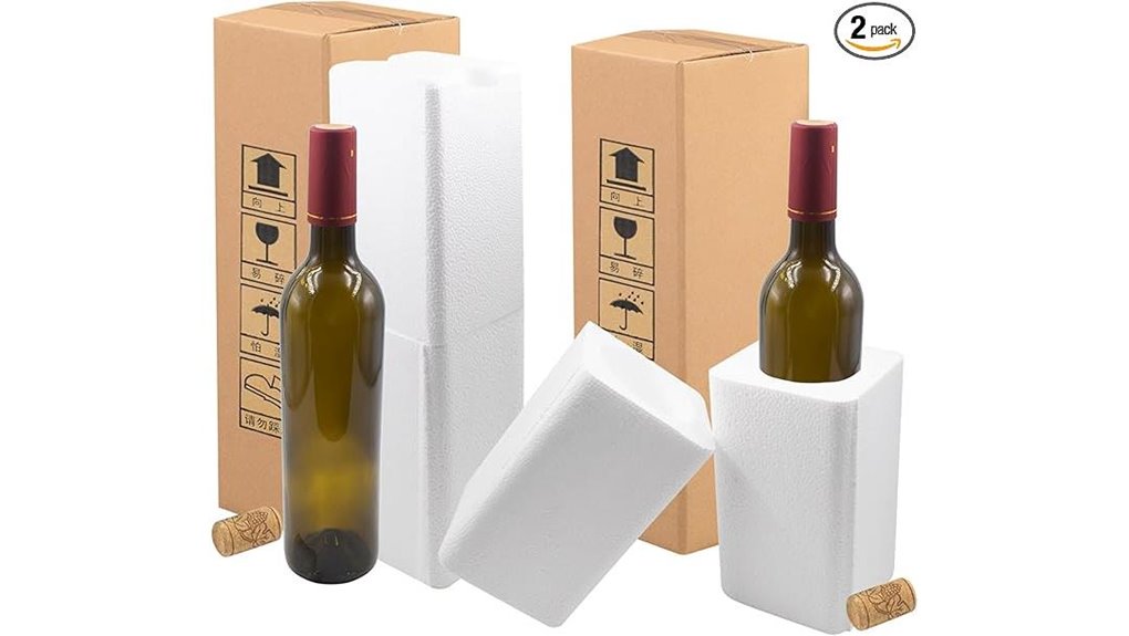 red wine bottle protective foam