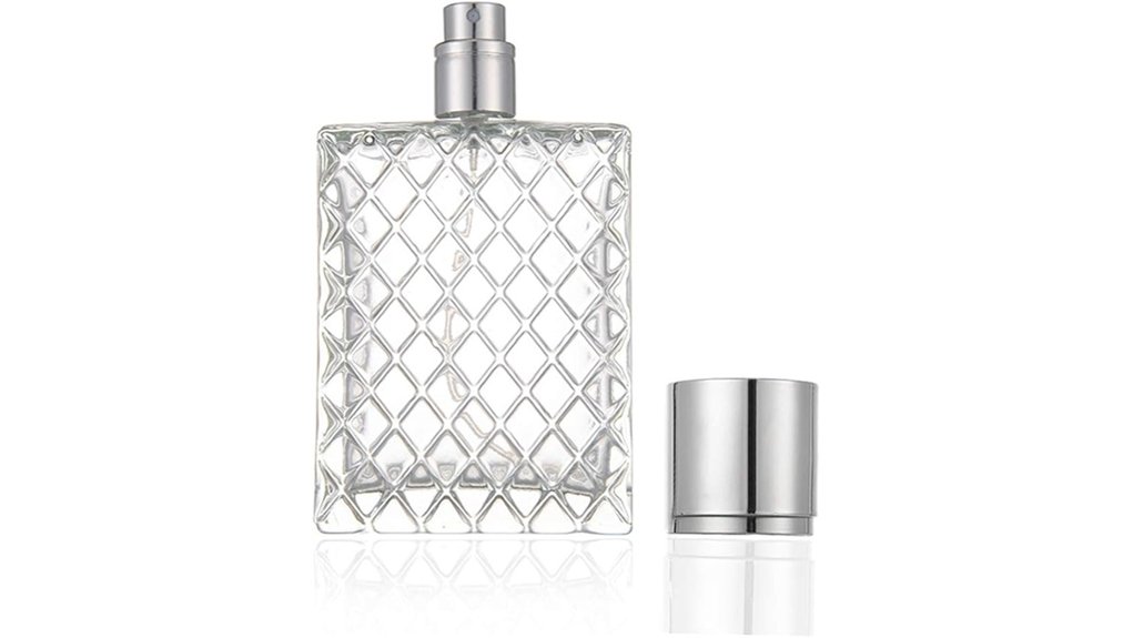 refillable 100ml glass perfume bottle