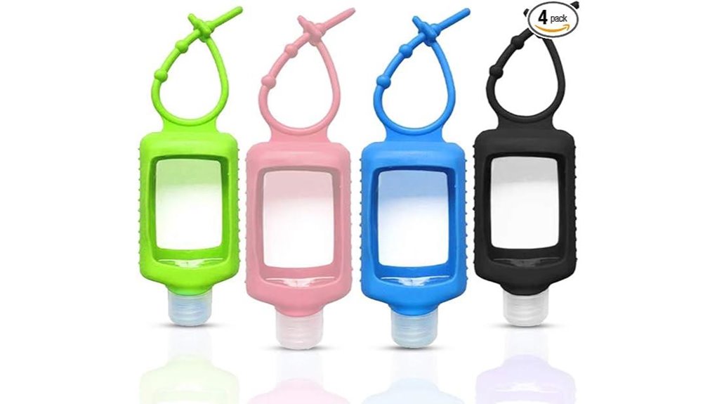 refillable 60ml clear travel bottles