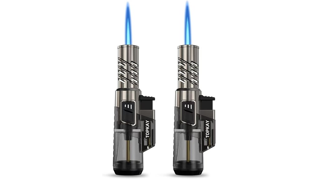 refillable butane jet lighters
