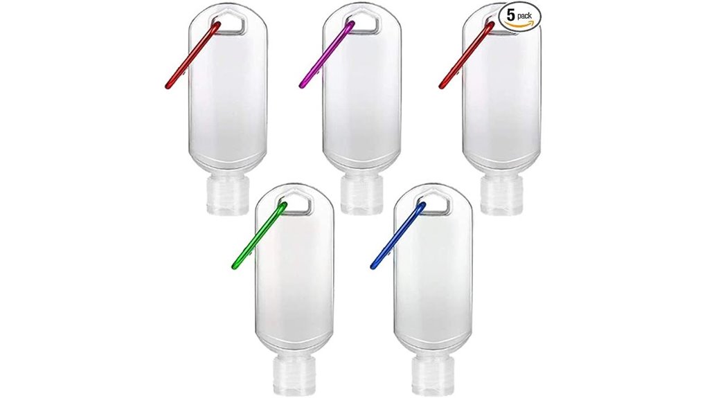 refillable clip on travel bottles