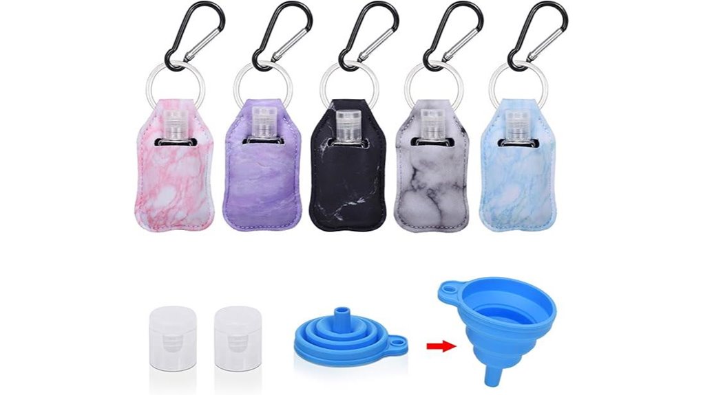 refillable hand sanitizer keychain