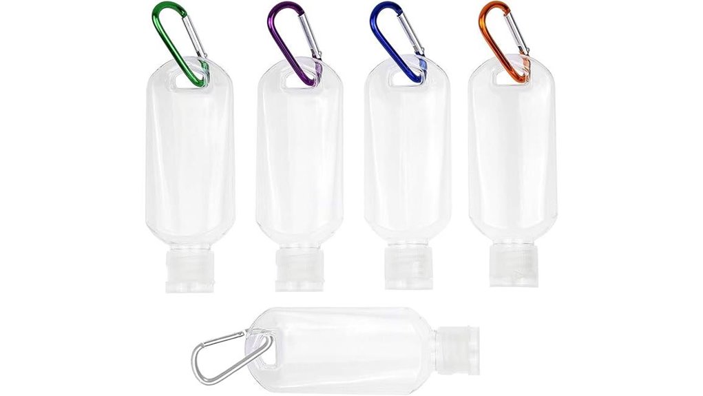 refillable keychain travel sanitizer