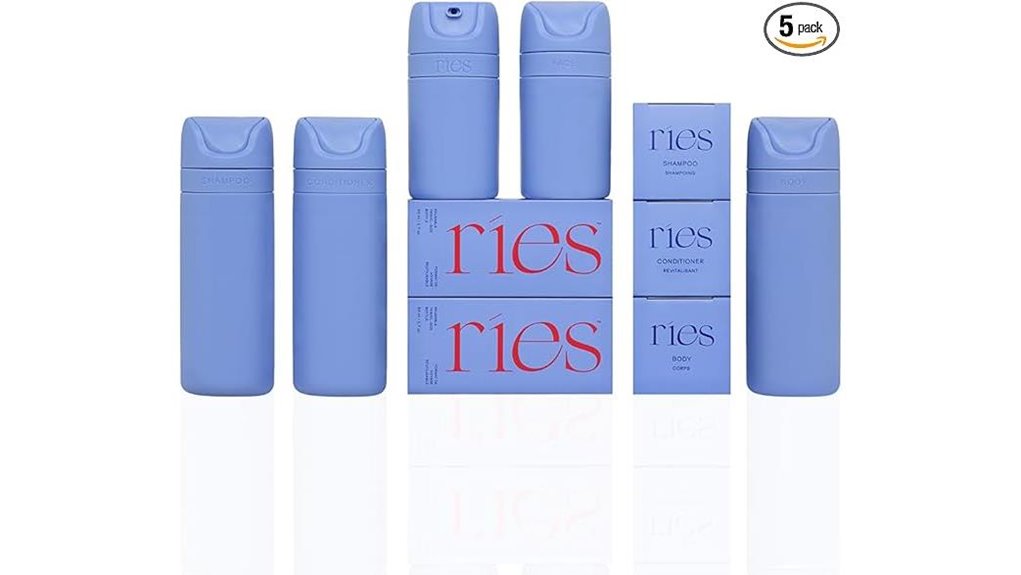 refillable travel toiletry bottles