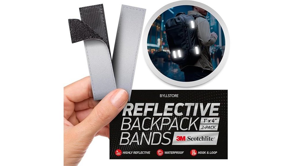 reflective 3m scotchlite backpack bands