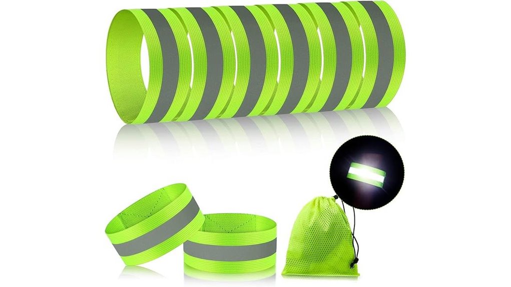 reflective adjustable running armbands
