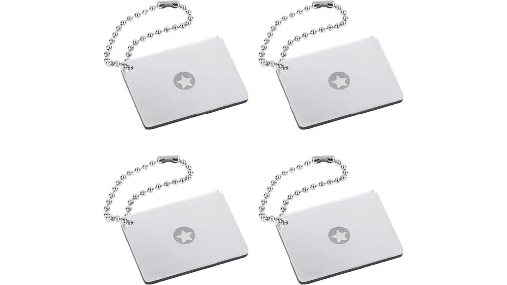 reflective camping emergency signal mirrors