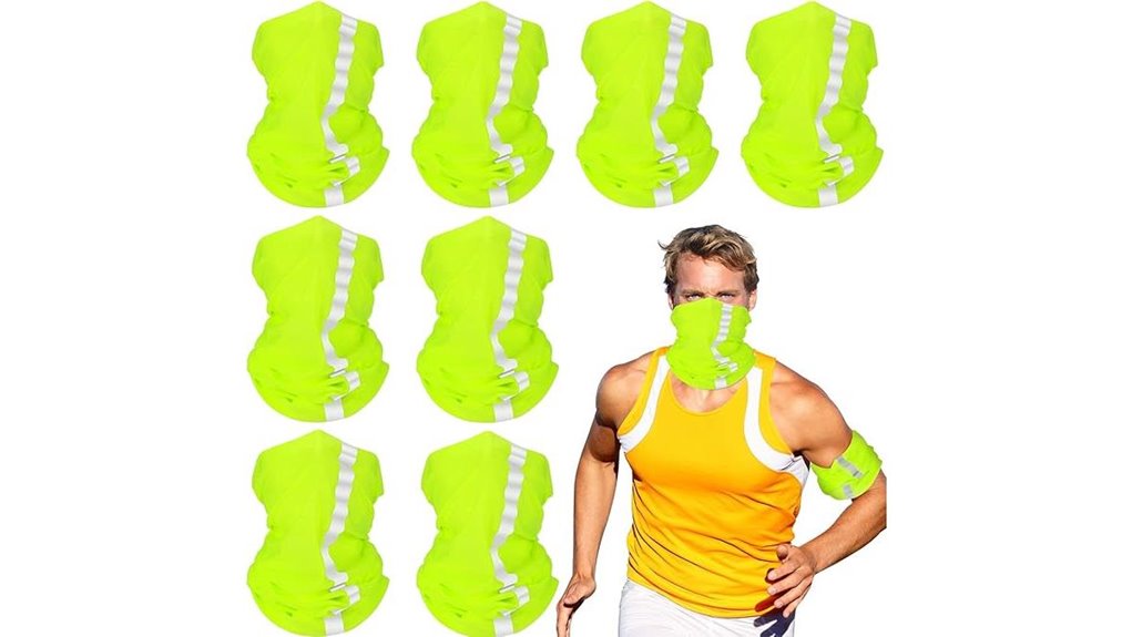 reflective cooling neck gaiters