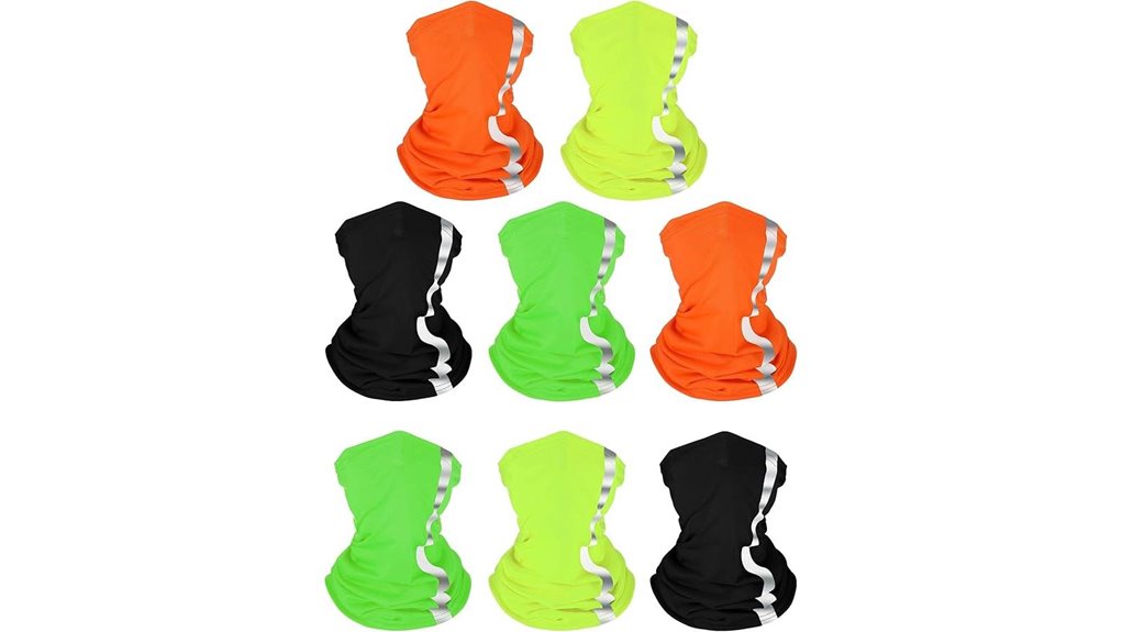reflective cooling neck gaiters