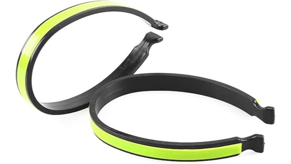 reflective cycling trouser ankle clips