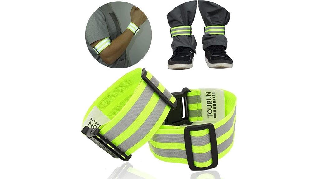 reflective elastic running safety bands