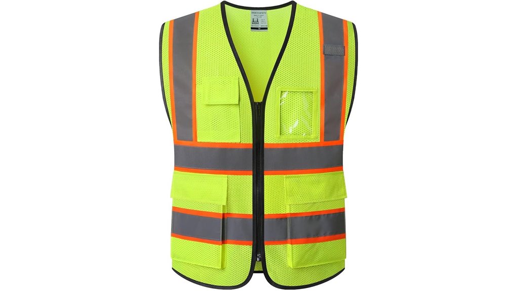 reflective high visibility mesh vest