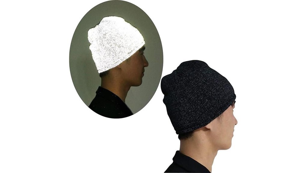 reflective high visibility warm beanie