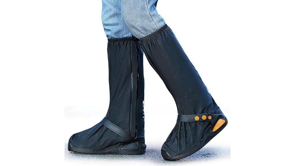 reflective waterproof rain shoe covers