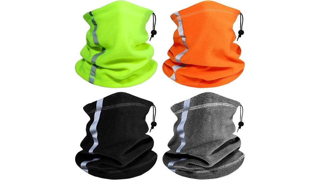 reflective winter neck gaiter