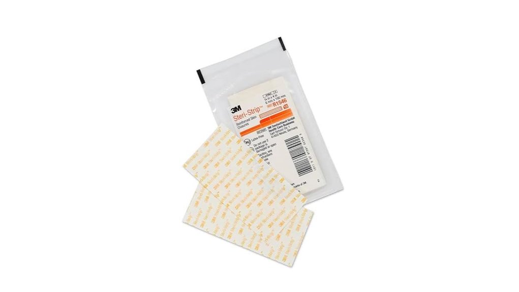 reinforced adhesive skin closures