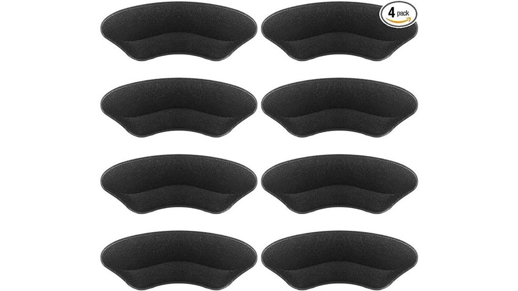 removable cushioned heel pad inserts