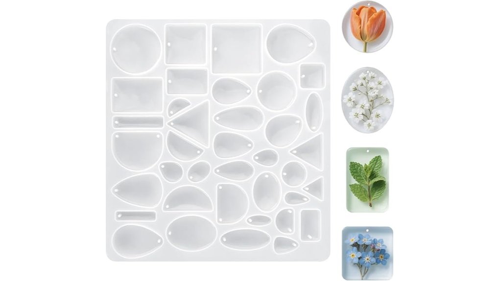 resin pendant silicone mold kit