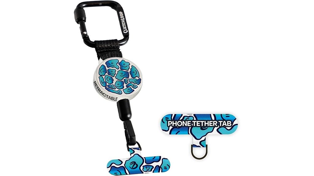 retractable anti theft phone tether