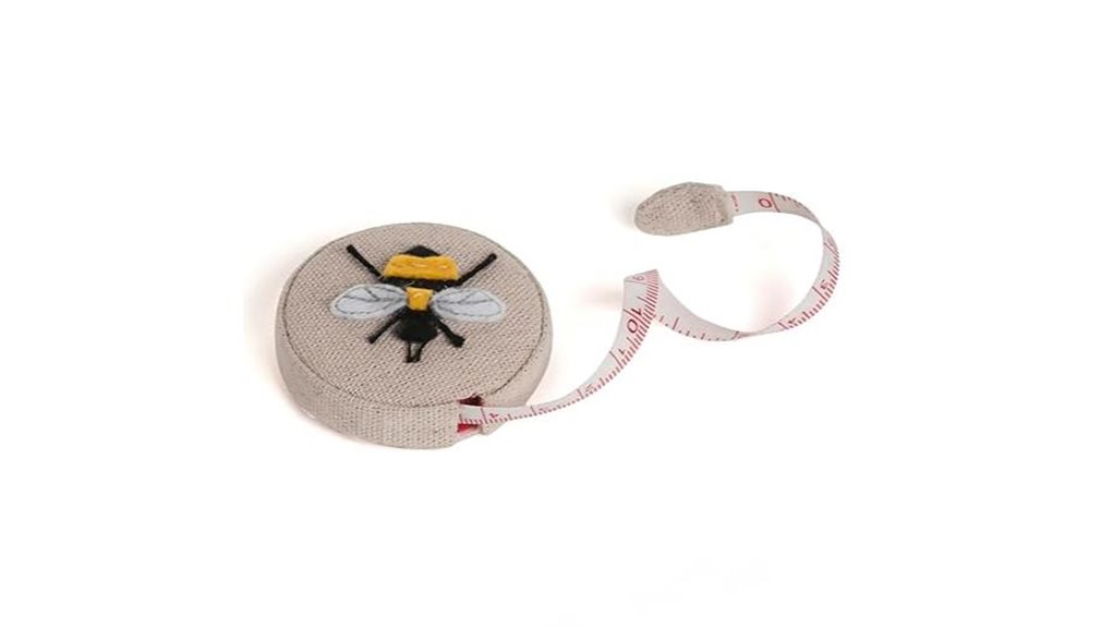 retractable fabric covered sewing tape