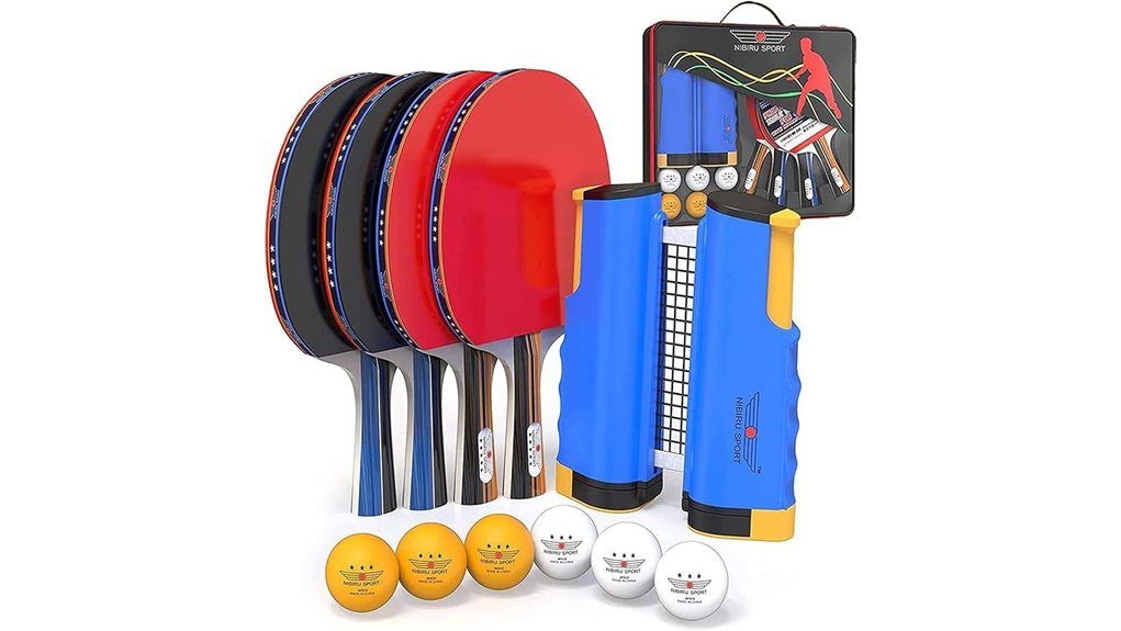 retractable net ping pong