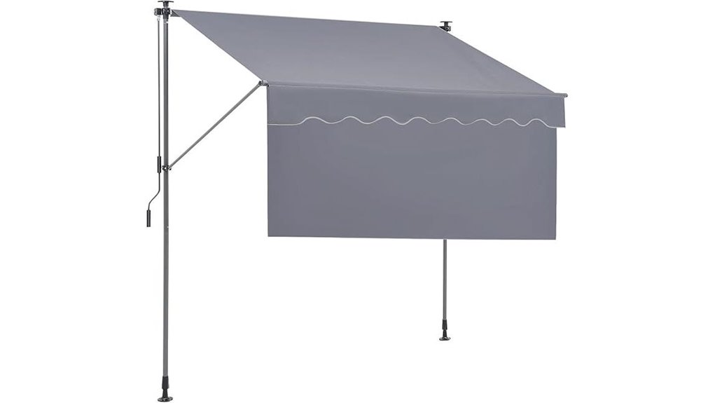 retractable patio awning curtain