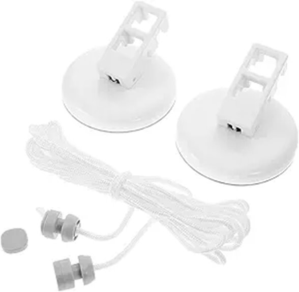 retractable suction cup clothesline portable