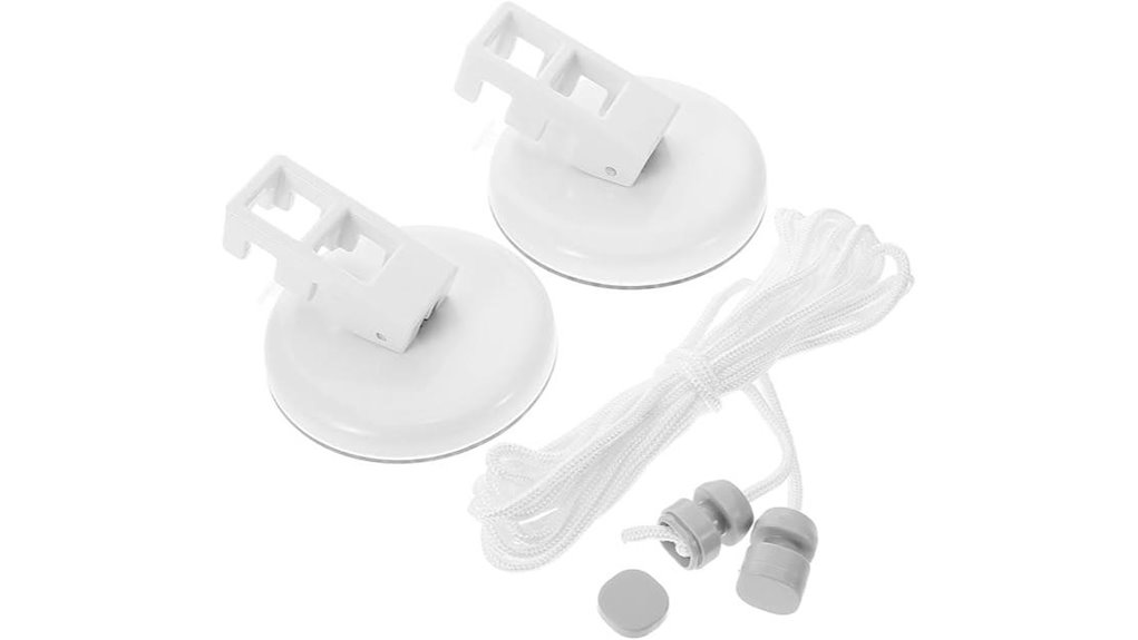 retractable suction cup clothesline