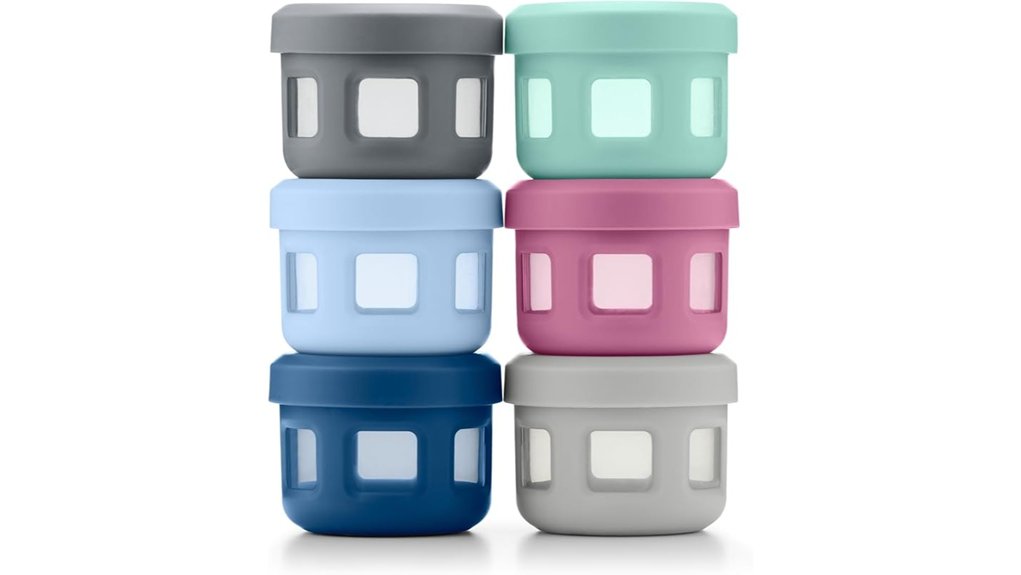 reusable 4oz leak proof condiment containers