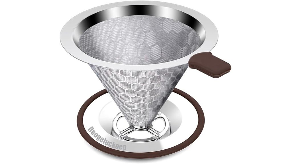 reusable 600 mesh stainless dripper