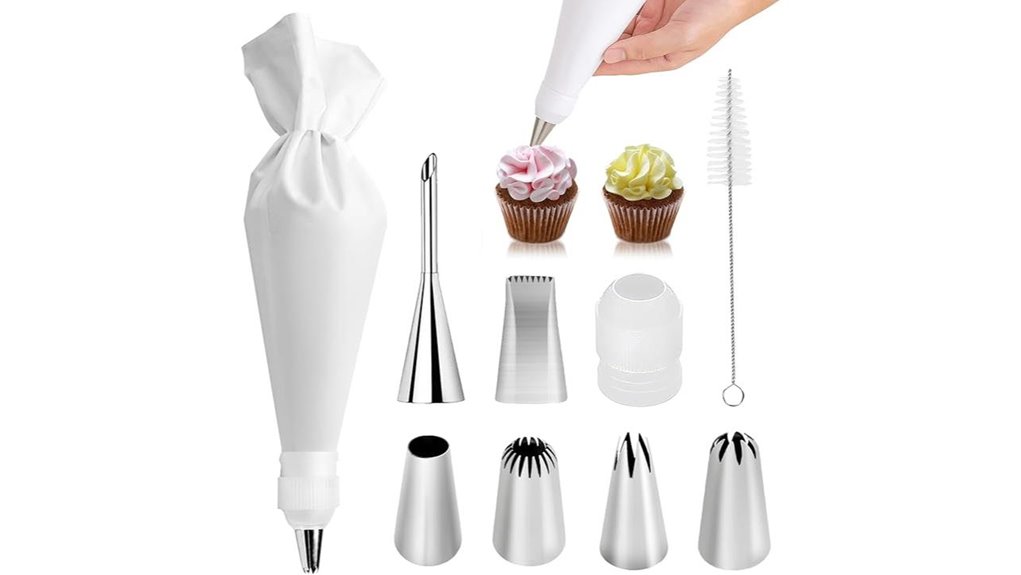 reusable 9 piece piping set