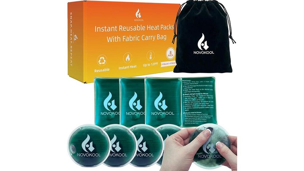reusable click activated heat packs
