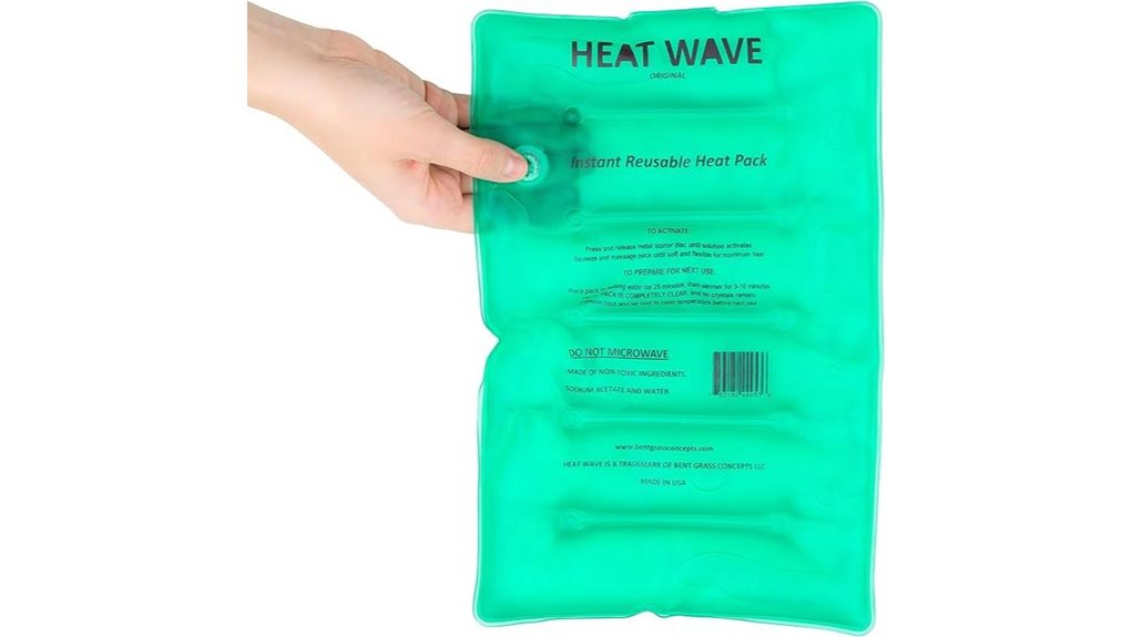 reusable green medical heatpack