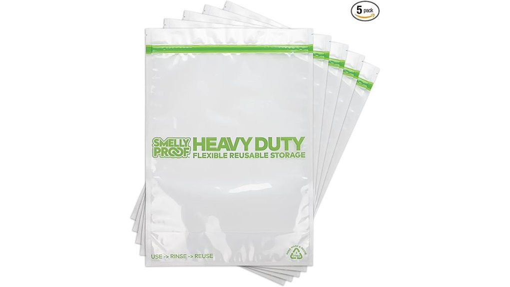 reusable heavy duty odor proof freezer bags