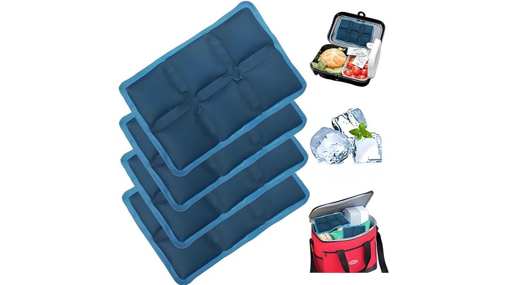 reusable lightweight lunch icepacks