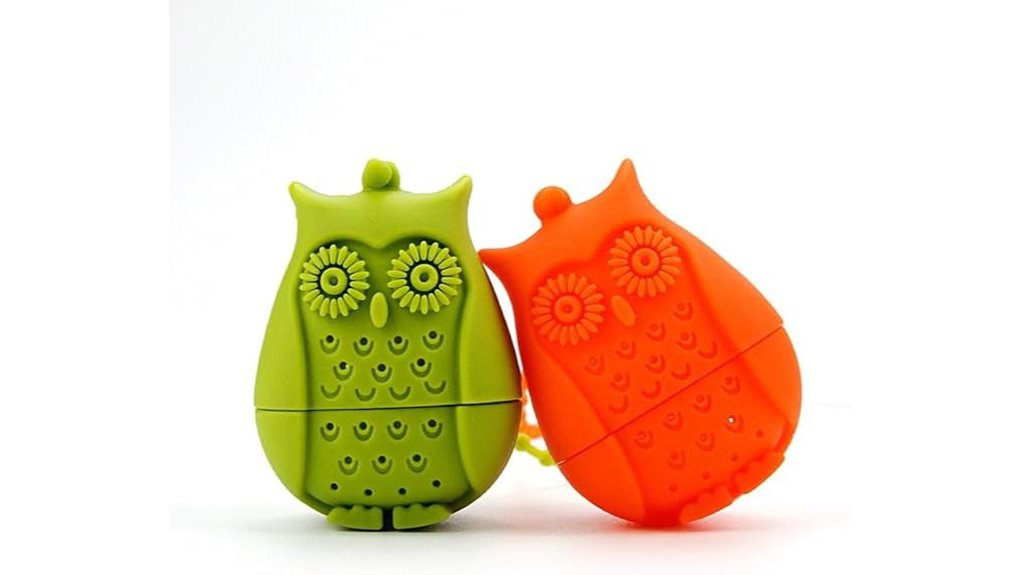 reusable silicone loose leaf tea infusers