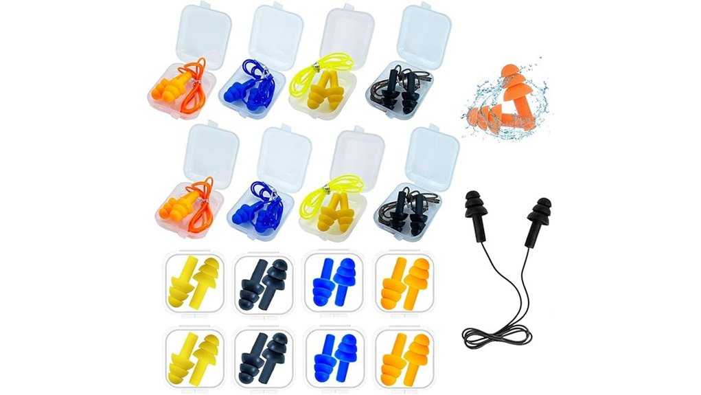 reusable silicone noise canceling earplugs