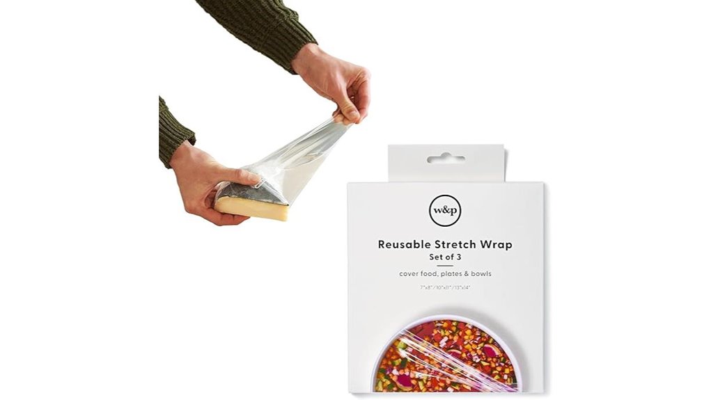 reusable silicone stretch food wraps