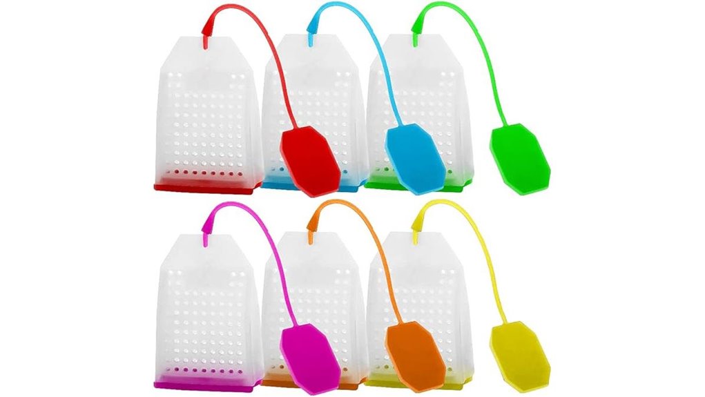 reusable silicone tea strainers