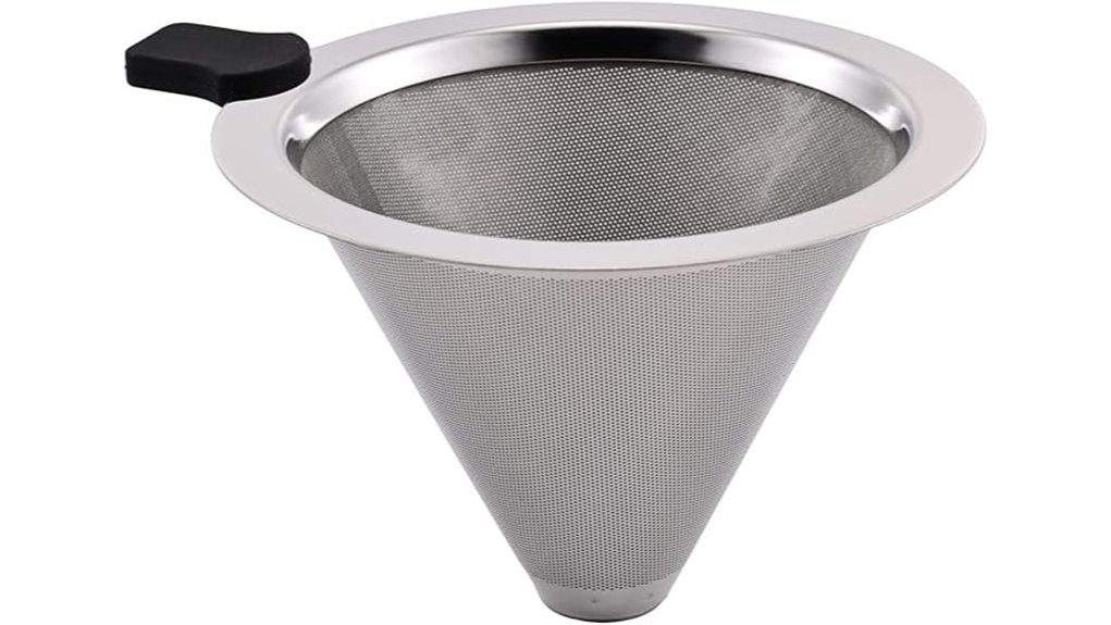reusable stainless steel pour over dripper