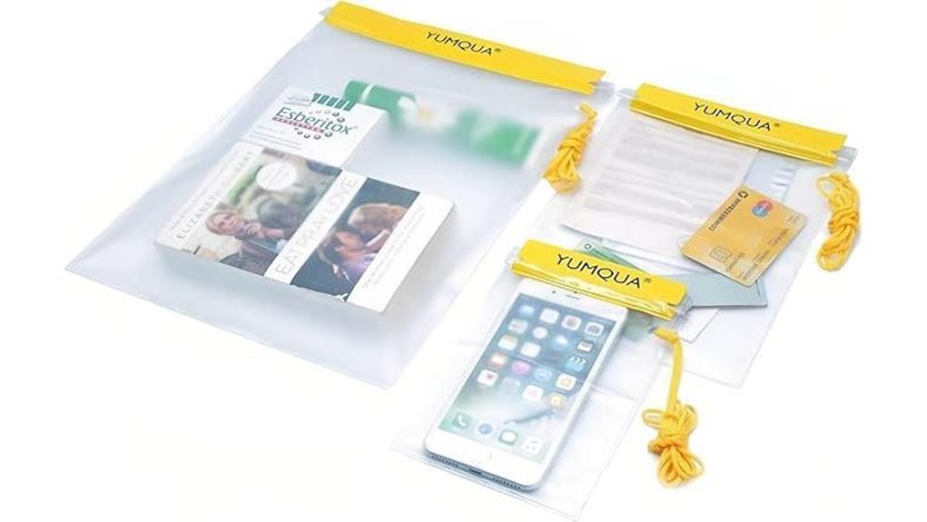 reusable waterproof roll top bags