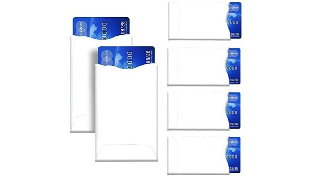 rfid blocking credit card sleeves