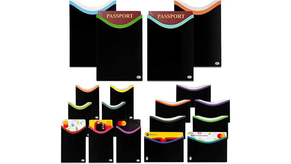 rfid blocking passport and credit