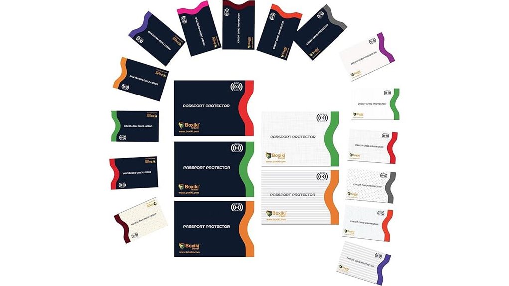rfid blocking passport sleeve pack
